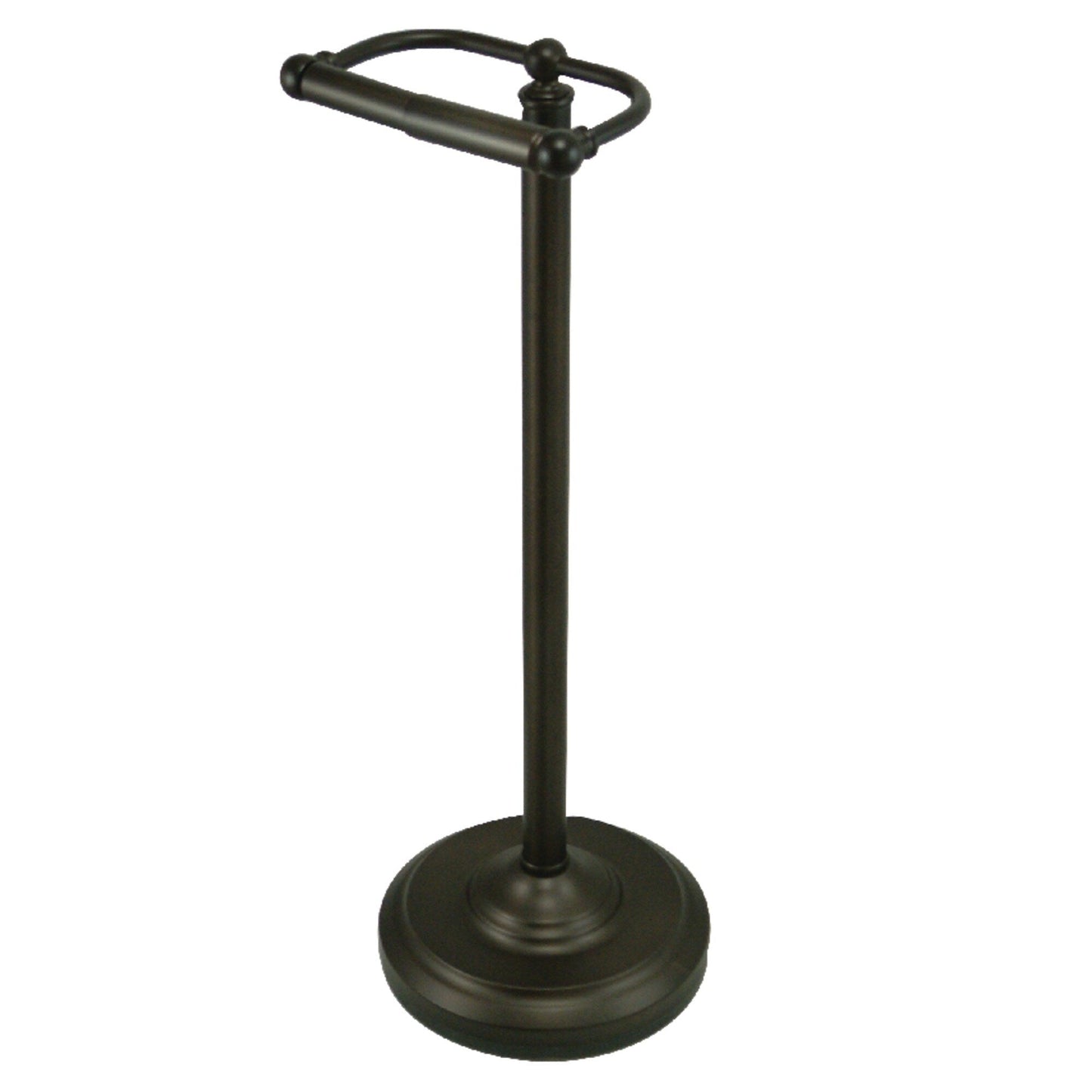 Porte-papier hygiénique vintage sur pied - Bronze huilé