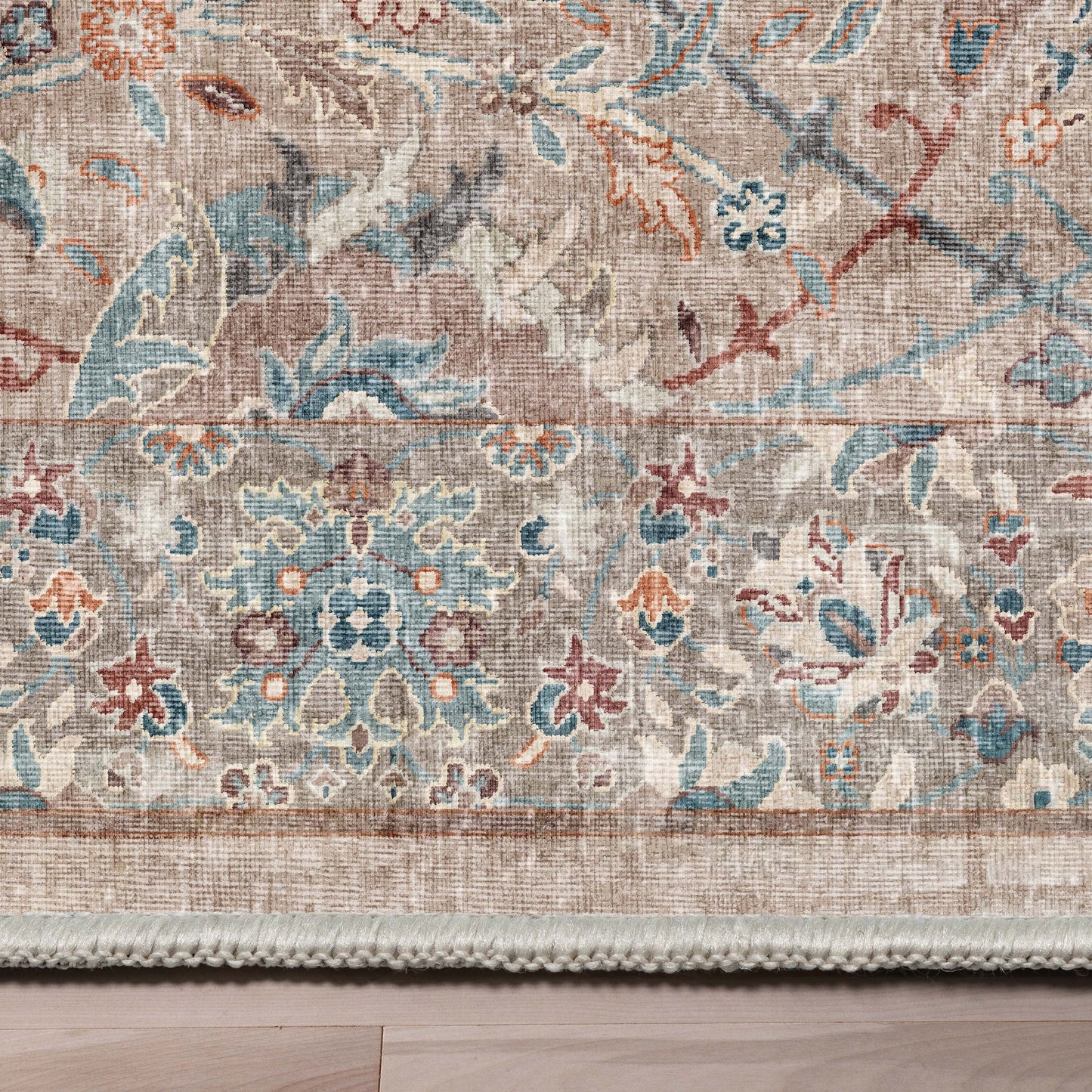 Tapis tissé à plat vintage Emilia Asha Well Woven