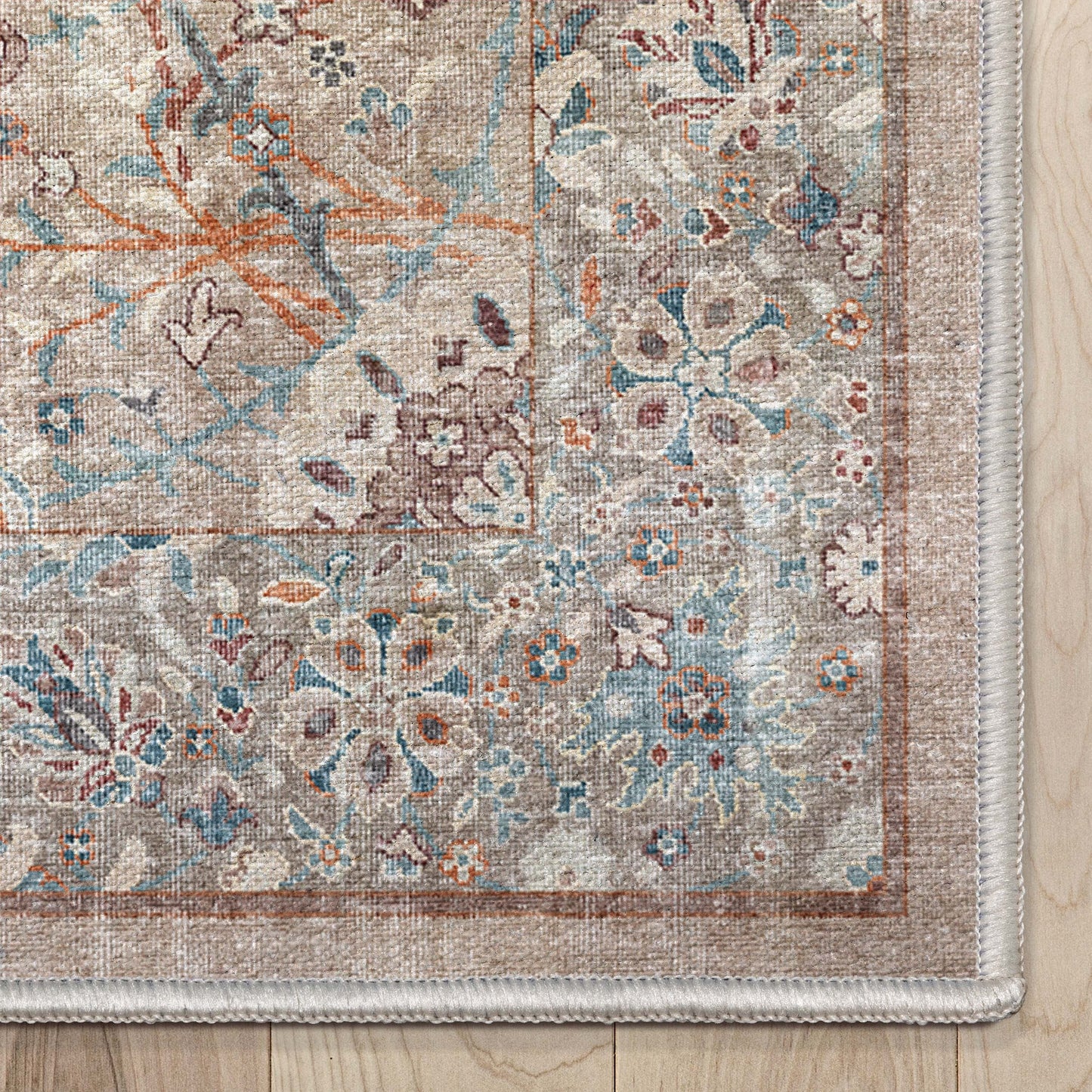 Tapis tissé à plat vintage Emilia Asha Well Woven