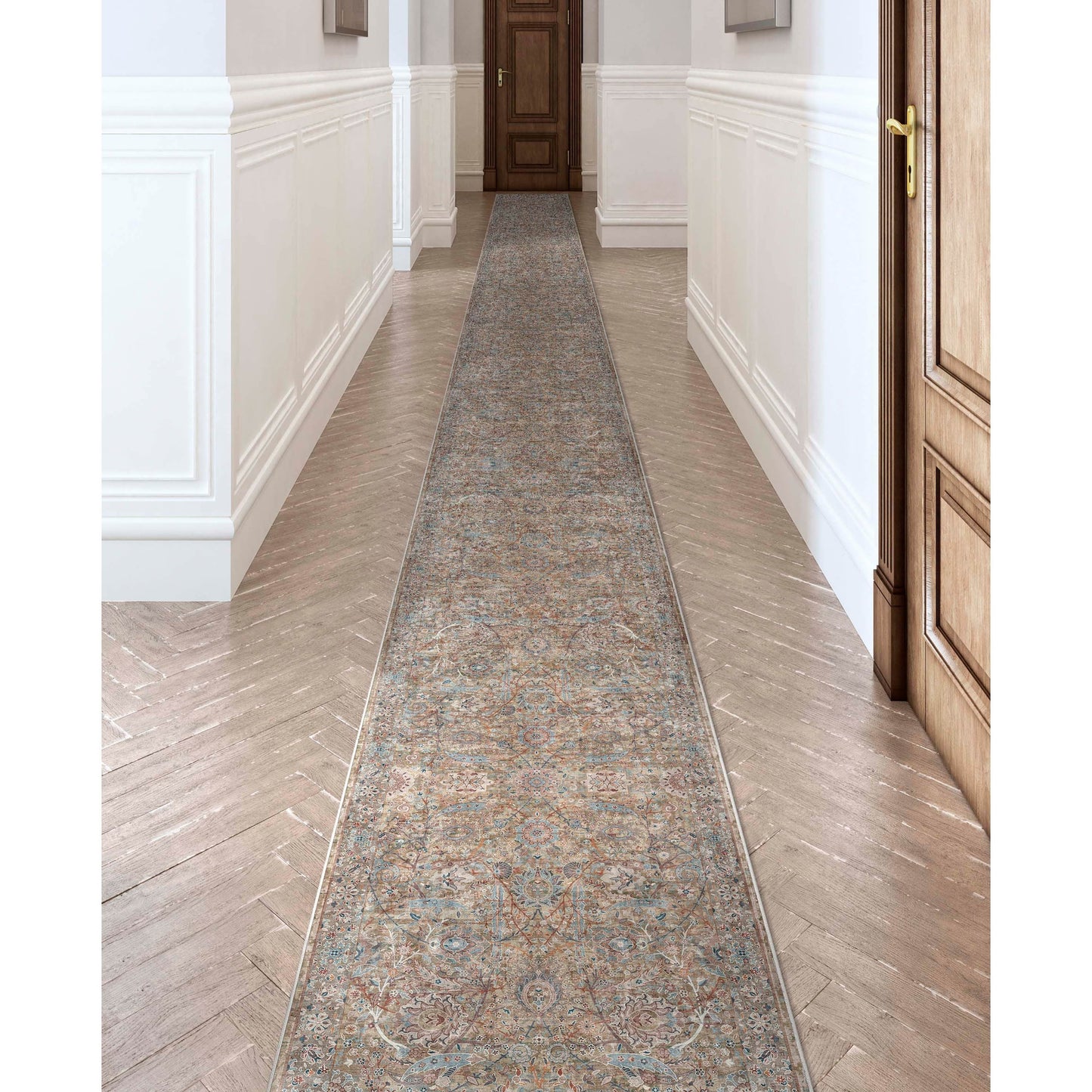 Tapis tissé à plat vintage Emilia Asha Well Woven