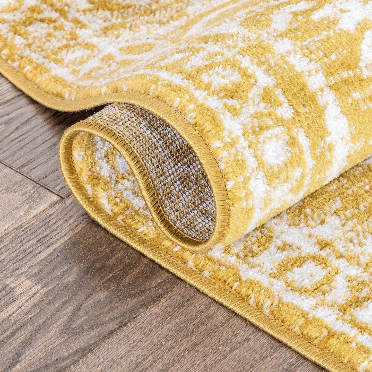 Tapis oriental bohème vintage à motif floral bien tissé Dazzle Disa