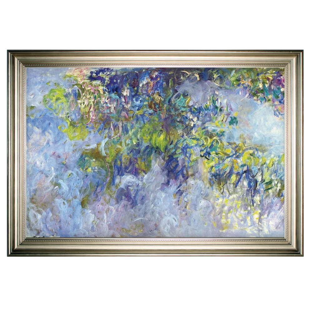 Glycine -Claude Monet -Cadre argenté