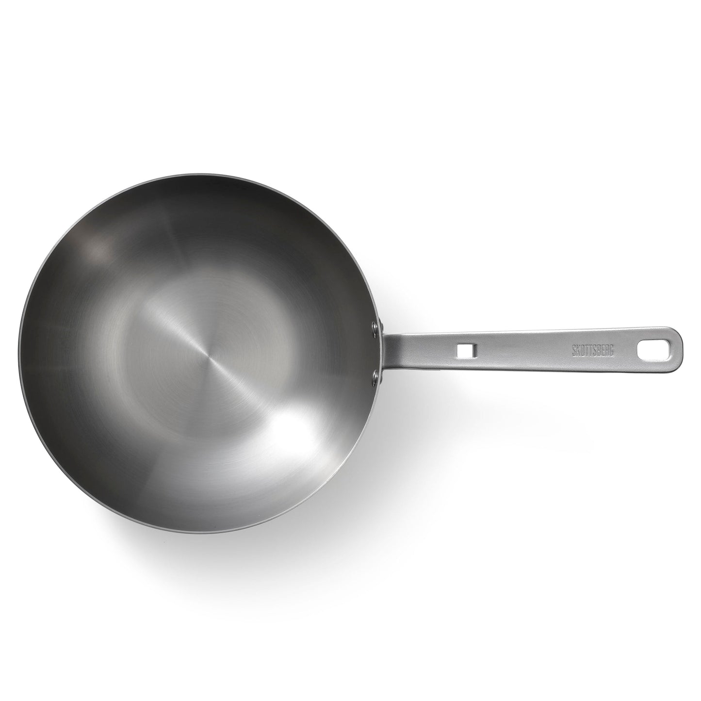 Wok en acier inoxydable Skottsberg de 28 cm