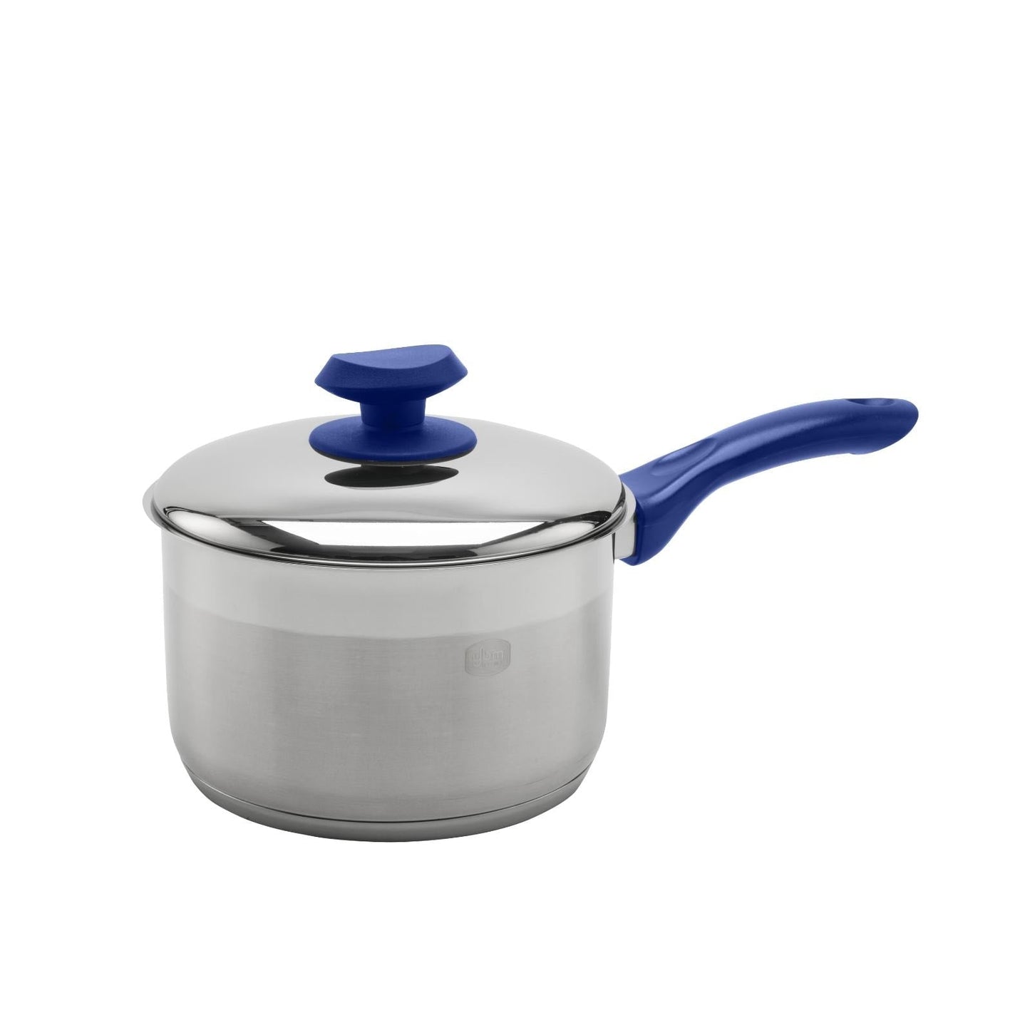 Marmite à sauce professionnelle YBM Home en acier inoxydable 18/10, avec couvercle et base capsule triple épaisseur, compatible induction.
