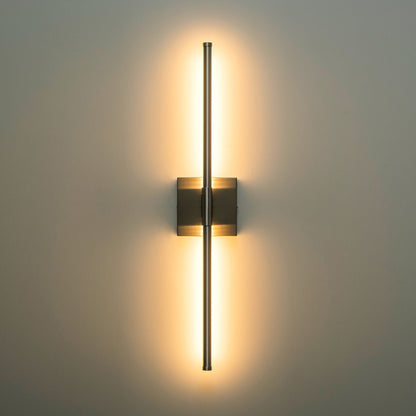 Applique murale de salle de bain à 1 ampoule, 23,6 po, moderne, linéaire, à intensité variable, à DEL intégrée