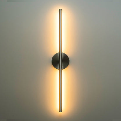 Applique murale de salle de bain à 1 ampoule, 23,6 po, moderne, linéaire, à intensité variable, à DEL intégrée