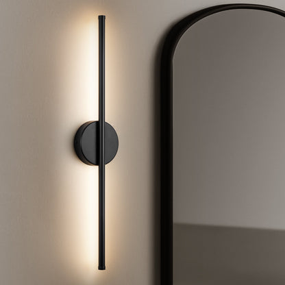 Applique murale de salle de bain à 1 ampoule, 23,6 po, moderne, linéaire, à intensité variable, à DEL intégrée