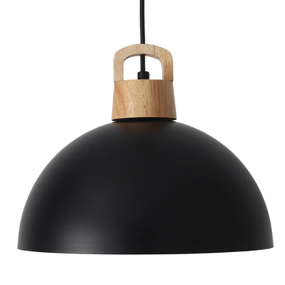 Luminaire suspendu moderne à 1 lumière avec interrupteur enfichable pour îlot de cuisine