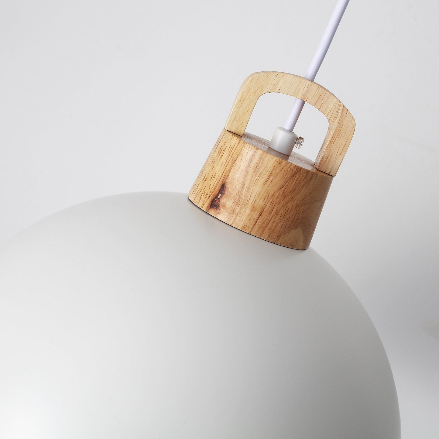 Luminaire suspendu moderne à 1 lumière avec interrupteur enfichable pour îlot de cuisine