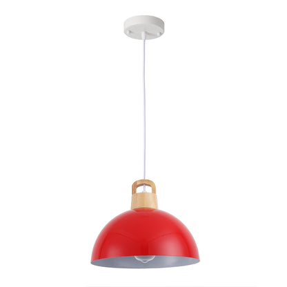 Luminaire suspendu moderne à 1 lumière avec interrupteur enfichable pour îlot de cuisine