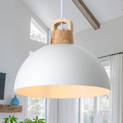Luminaire suspendu moderne à 1 lumière avec interrupteur enfichable pour îlot de cuisine