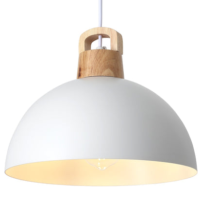 Luminaire suspendu moderne à 1 lumière avec interrupteur enfichable pour îlot de cuisine