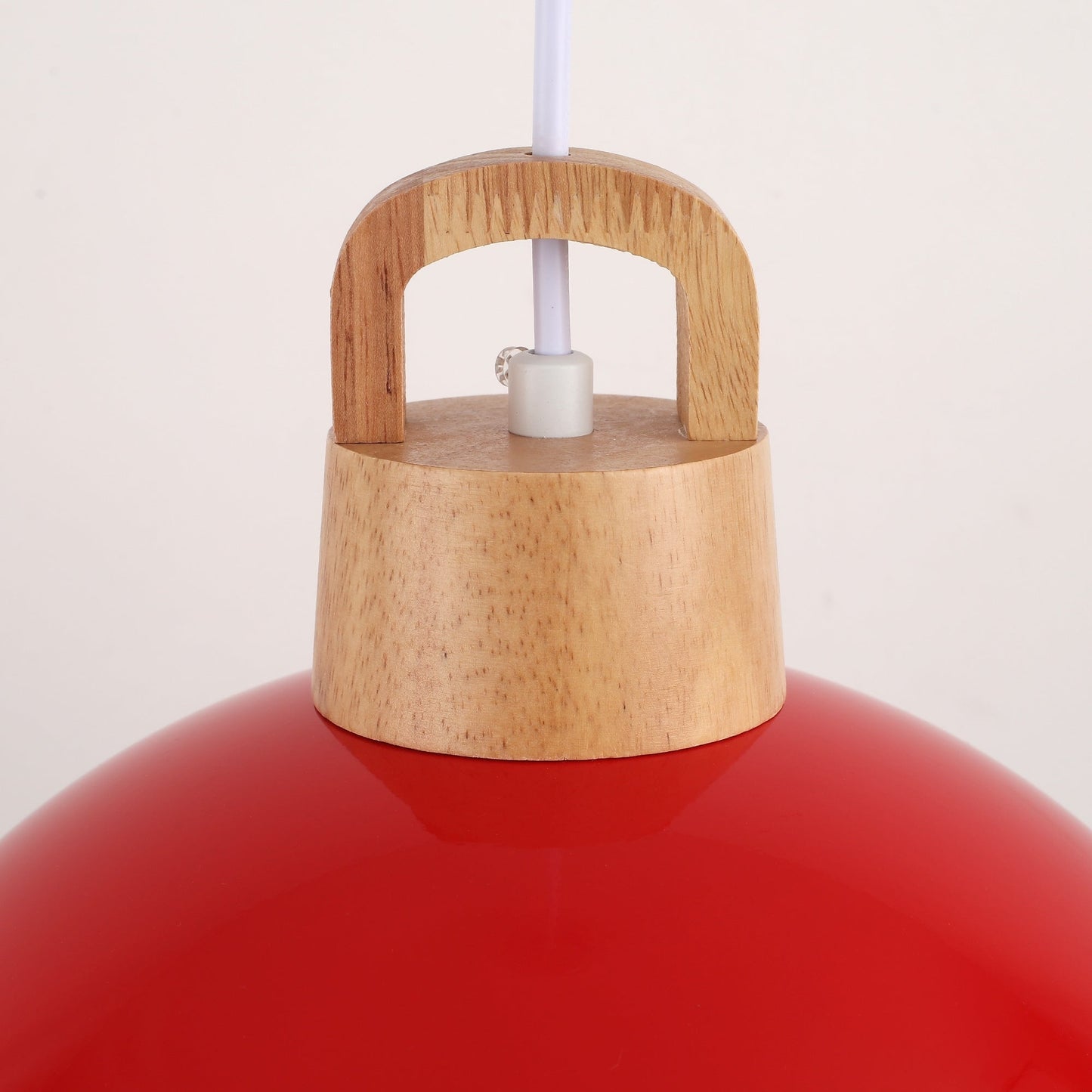 Luminaire suspendu moderne à 1 lumière avec interrupteur enfichable pour îlot de cuisine