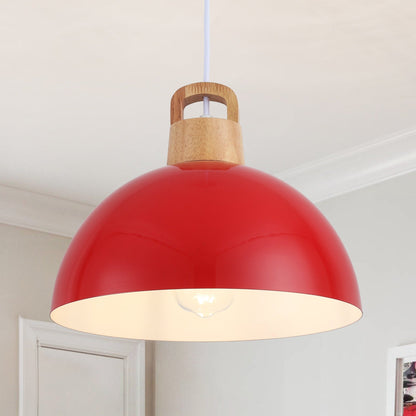 Luminaire suspendu moderne à 1 lumière avec interrupteur enfichable pour îlot de cuisine