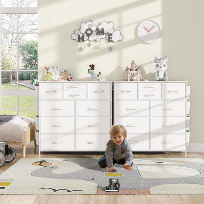 Commode à 10 tiroirs en tissu pour placard de rangement, unité de rangement pour chambre à coucher