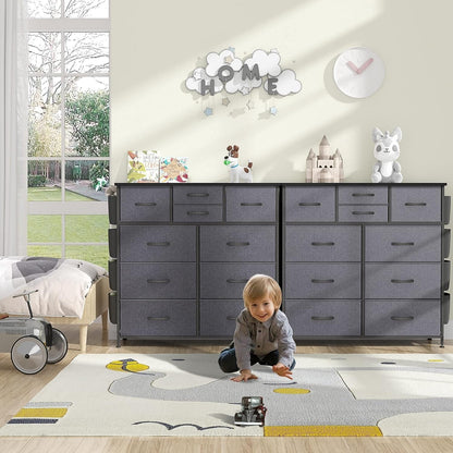 Commode à 10 tiroirs en tissu pour placard de rangement, unité de rangement pour chambre à coucher