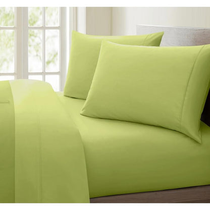 Ensemble de draps à poches profondes en coton riche 1000 fils