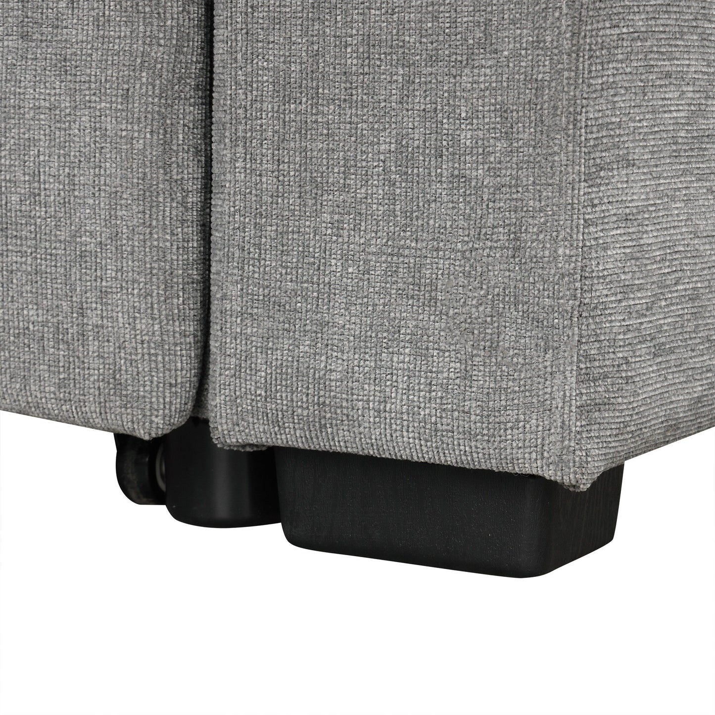 108 Inch Modular U‑Shaped Sectional Sofa with Pull Out Sleeper, USB Ports and Dual Cup Holders for Living Room