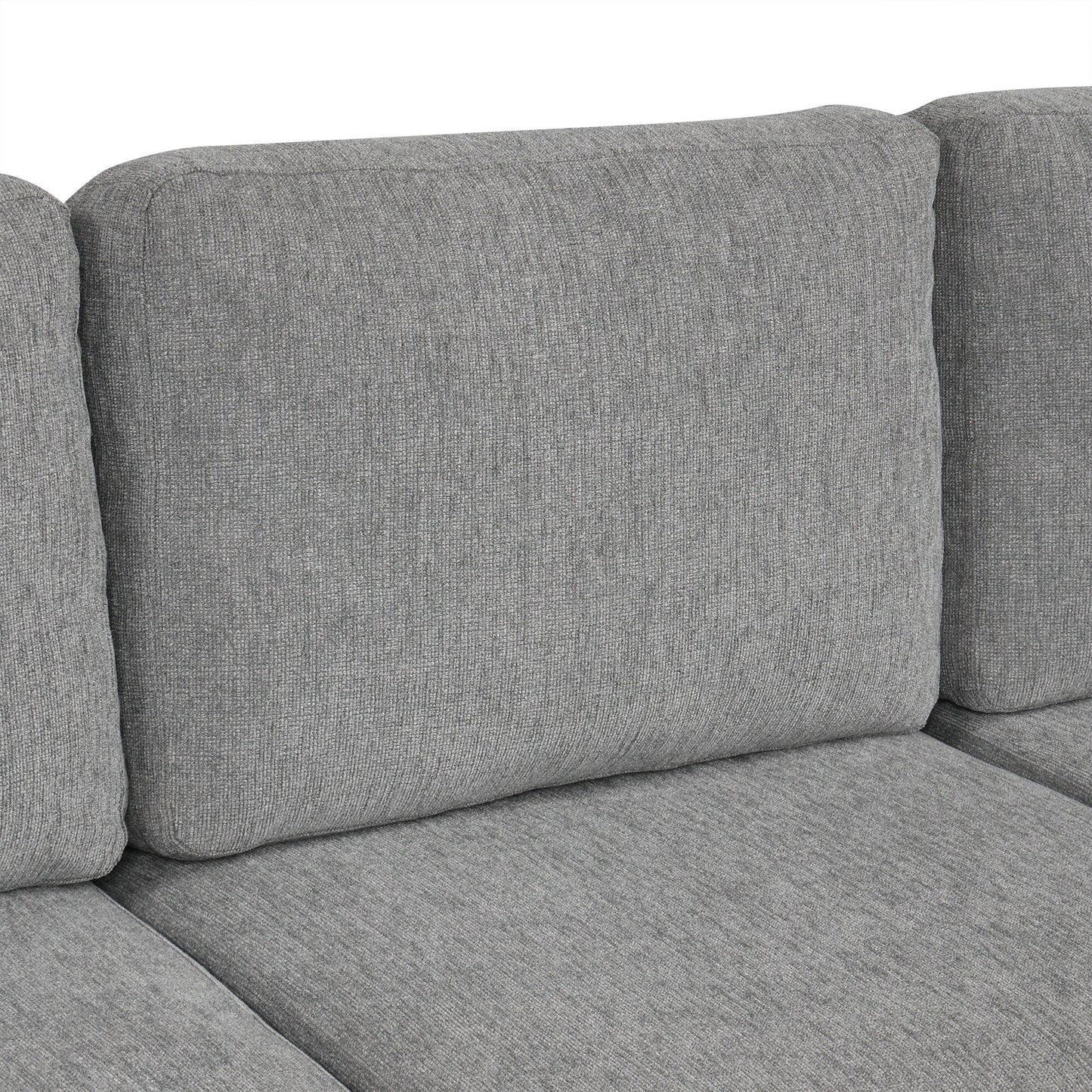 108 Inch Modular U‑Shaped Sectional Sofa with Pull Out Sleeper, USB Ports and Dual Cup Holders for Living Room