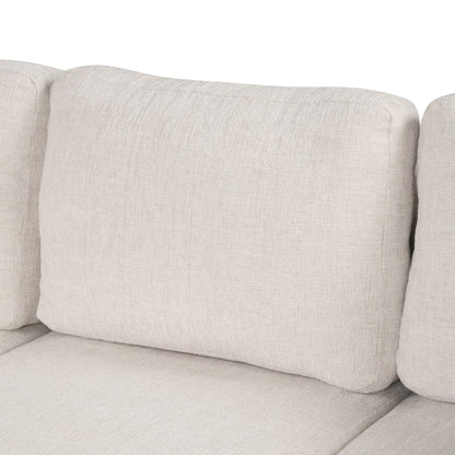 108 Inch Modular U‑Shaped Sectional Sofa with Pull Out Sleeper, USB Ports and Dual Cup Holders for Living Room