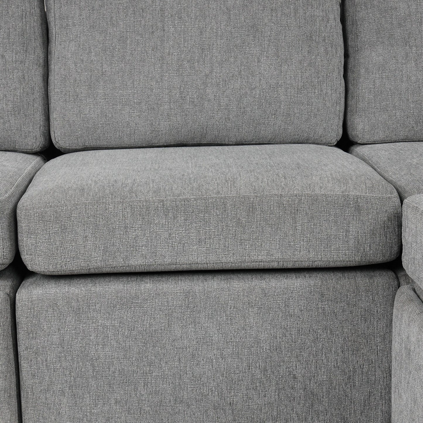 108 Inch Modular U‑Shaped Sectional Sofa with Pull Out Sleeper, USB Ports and Dual Cup Holders for Living Room