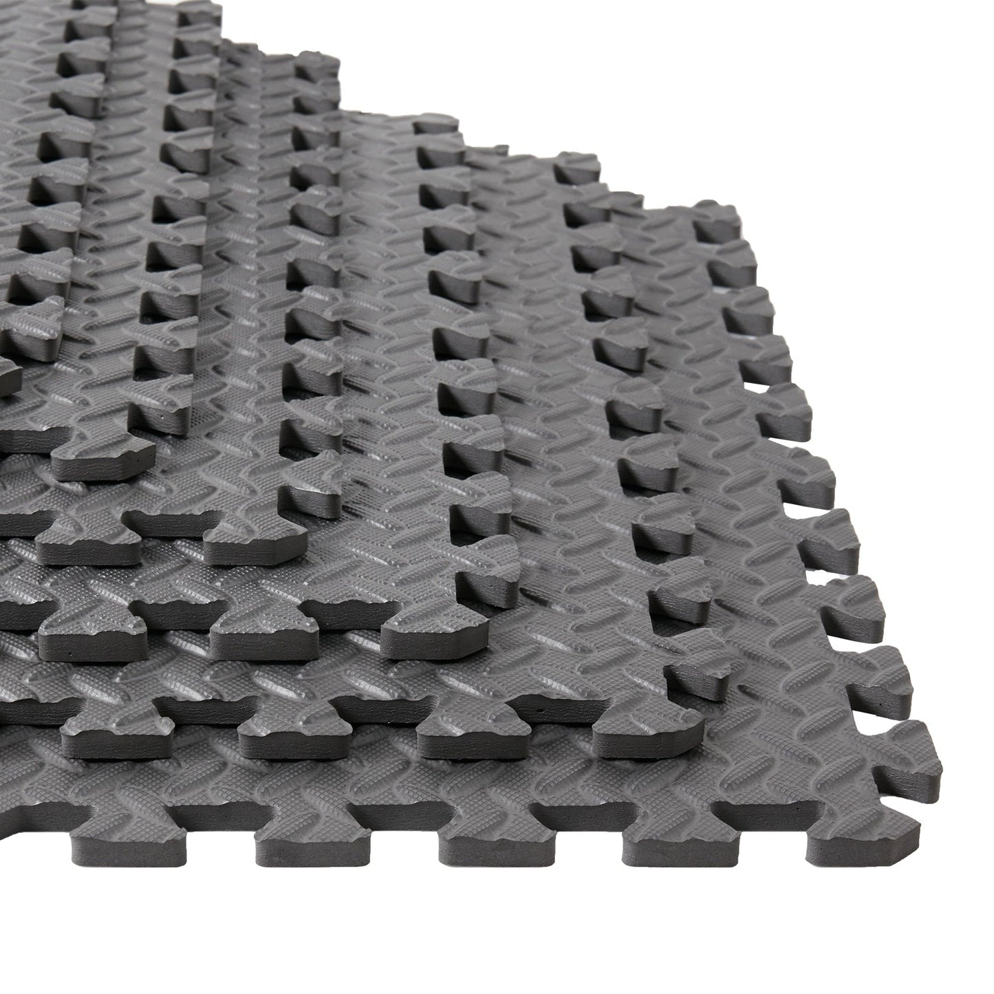 12 dalles de sol en mousse pour salle de sport, 24 x 24, tapis de sol emboîtables, 48 ​​pi²