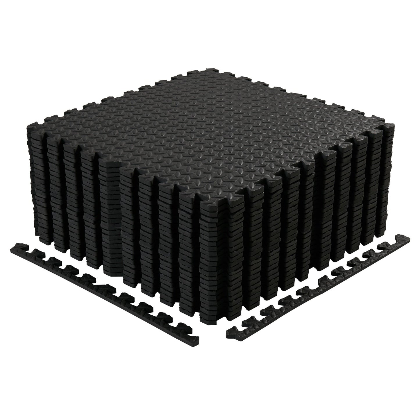 12 dalles de sol en mousse pour salle de sport, 24 x 24, tapis de sol emboîtables, 48 ​​pi²