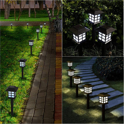 Lot de 12 lampes solaires d'extérieur étanches pour jardin, paysage et terrasse