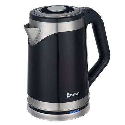 Bouilloire électrique en acier inoxydable 1500 W 1,8 litre