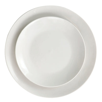 Service de table 16 pièces en porcelaine avec deux bols