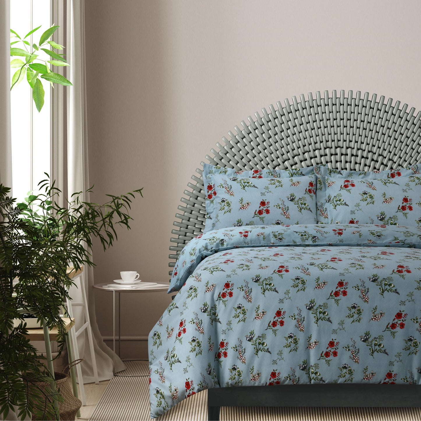 Parure de lit surdimensionnée en flanelle de coton confortable 170 g/m² imprimée