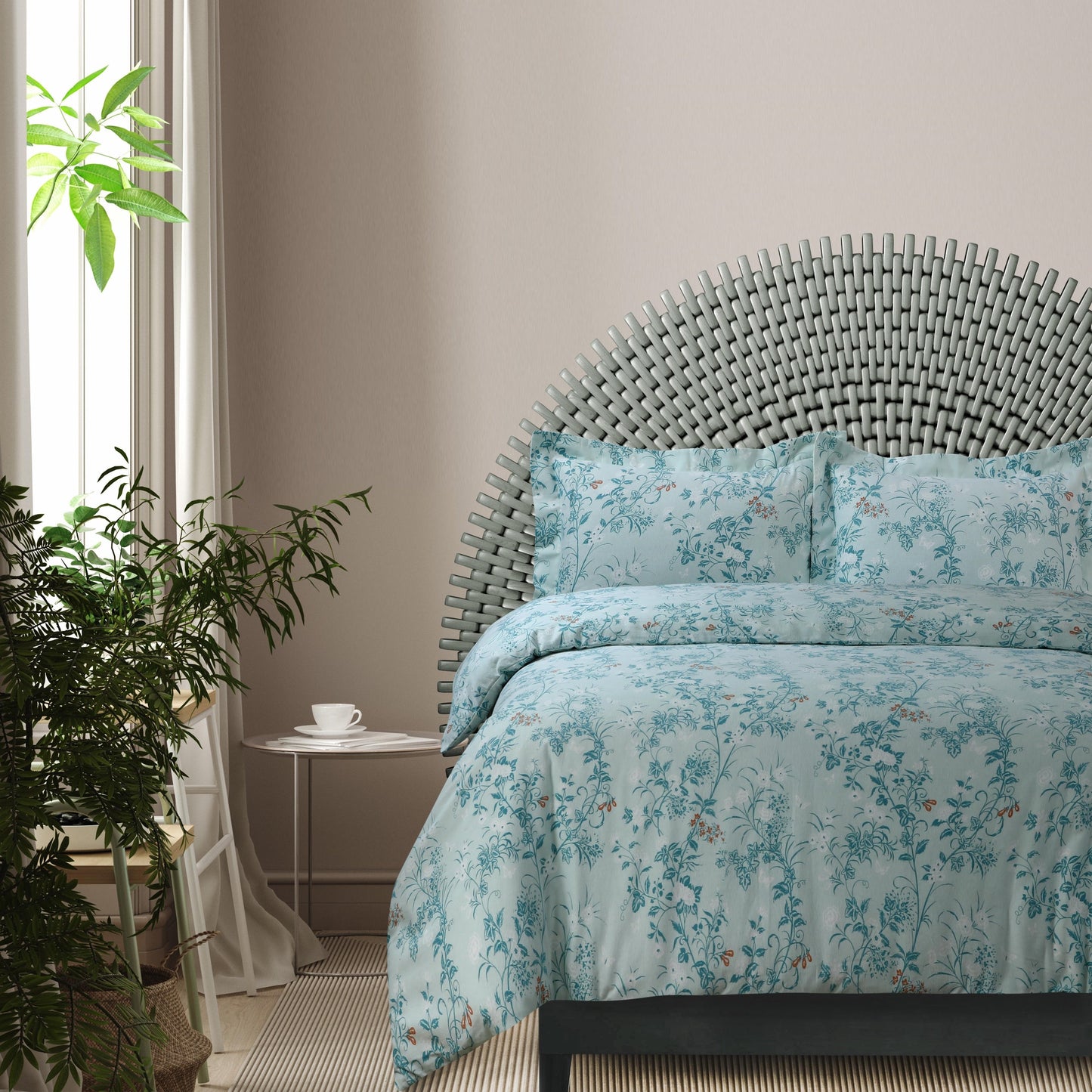 Parure de lit surdimensionnée en flanelle de coton confortable 170 g/m² imprimée