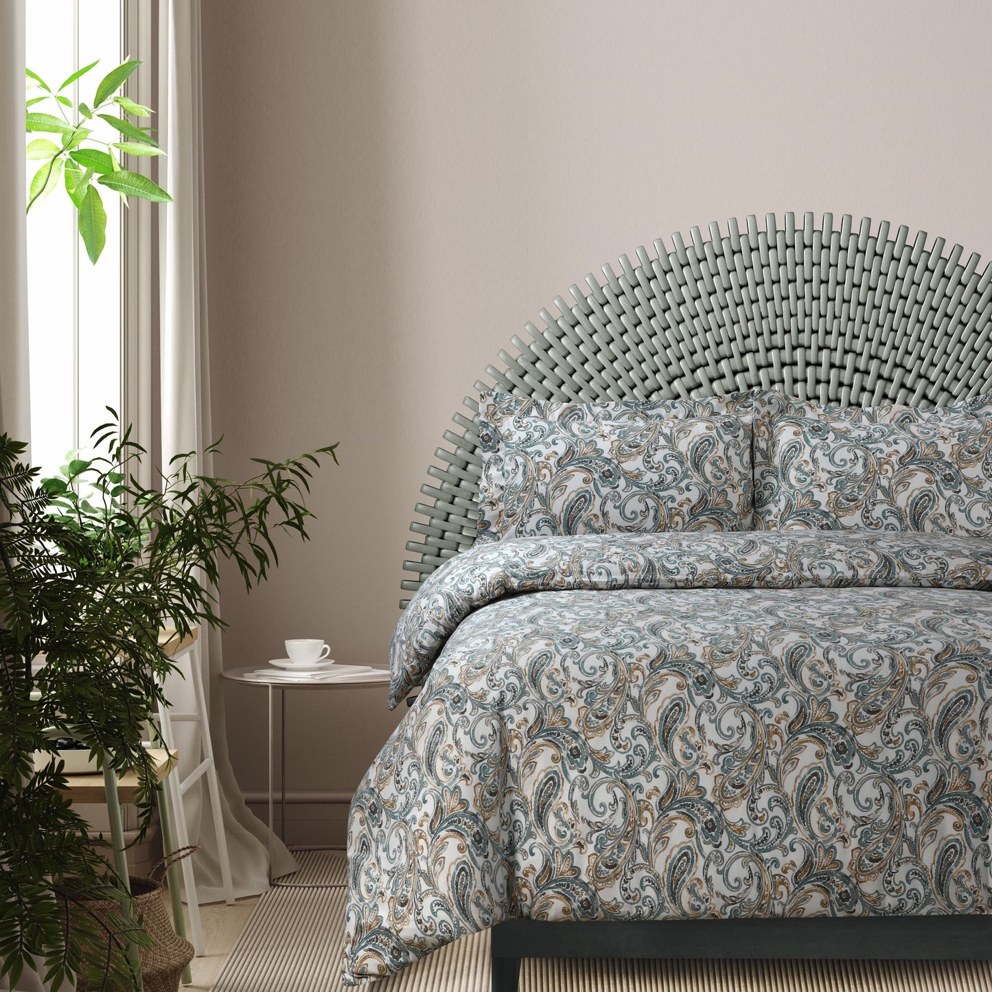 Parure de lit surdimensionnée en flanelle de coton confortable 170 g/m² imprimée
