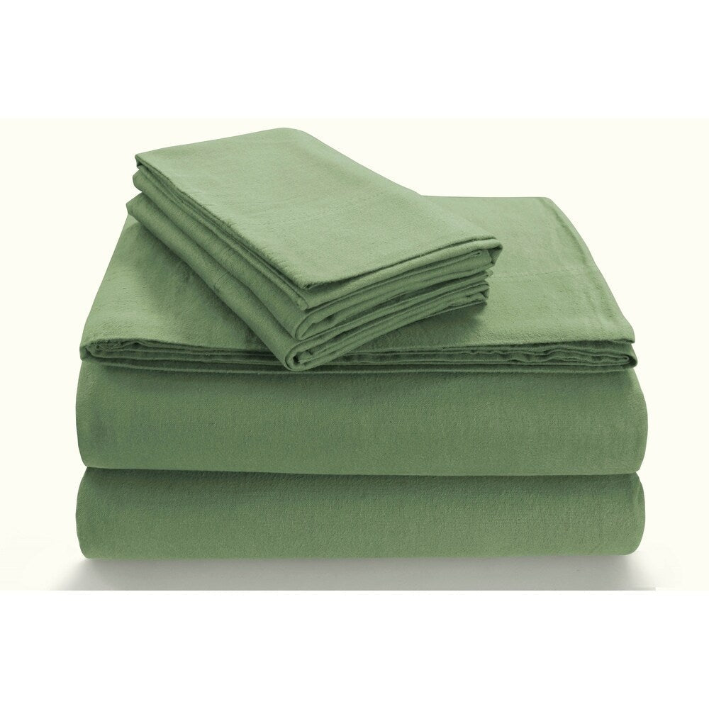 Parure de lit en flanelle douillette 170 g/m² avec poche extra profonde