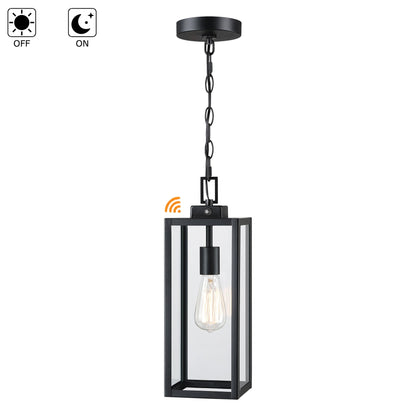 17 H 1-Light Outdoor Hanging Lantern Pendant Light-Dusk to Dawn pourrait être choisi