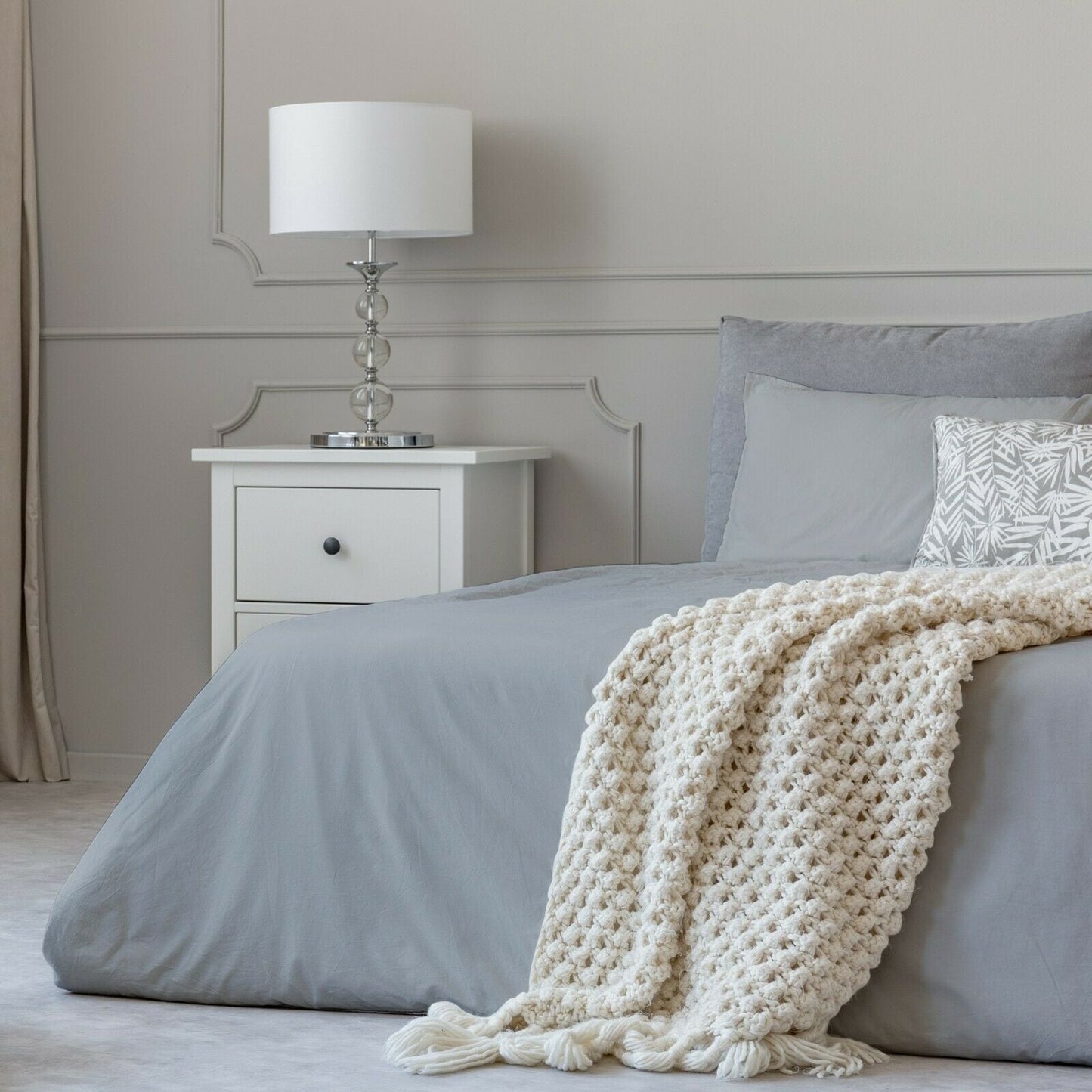 Parure de lit en coton 1800 fils, draps et taies d'oreiller, poche profonde, toutes tailles
