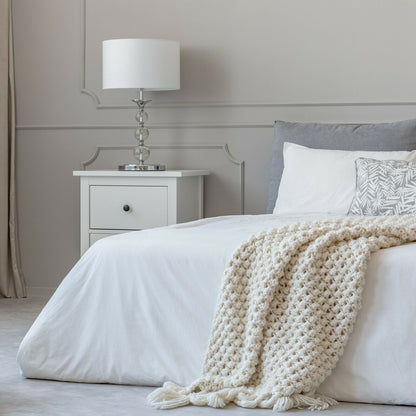 Parure de lit en coton 1800 fils, draps et taies d'oreiller, poche profonde, toutes tailles