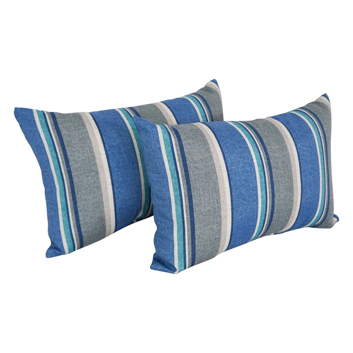 Coussins d'extérieur 19 pouces x 11 pouces (lot de 2, motifs multiples) - 19 x 11