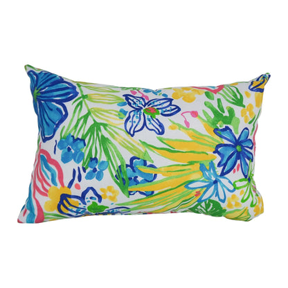 Coussins d'extérieur 19 pouces x 11 pouces (lot de 2, motifs multiples) - 19 x 11