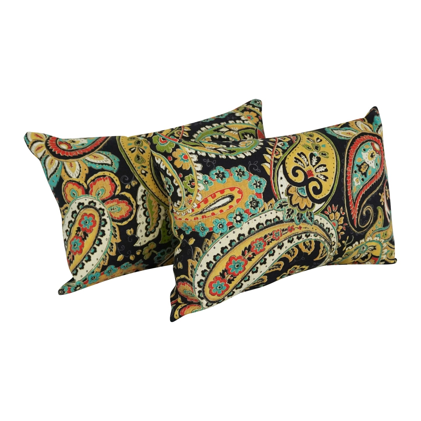 Coussins d'extérieur 19 pouces x 11 pouces (lot de 2, motifs multiples) - 19 x 11