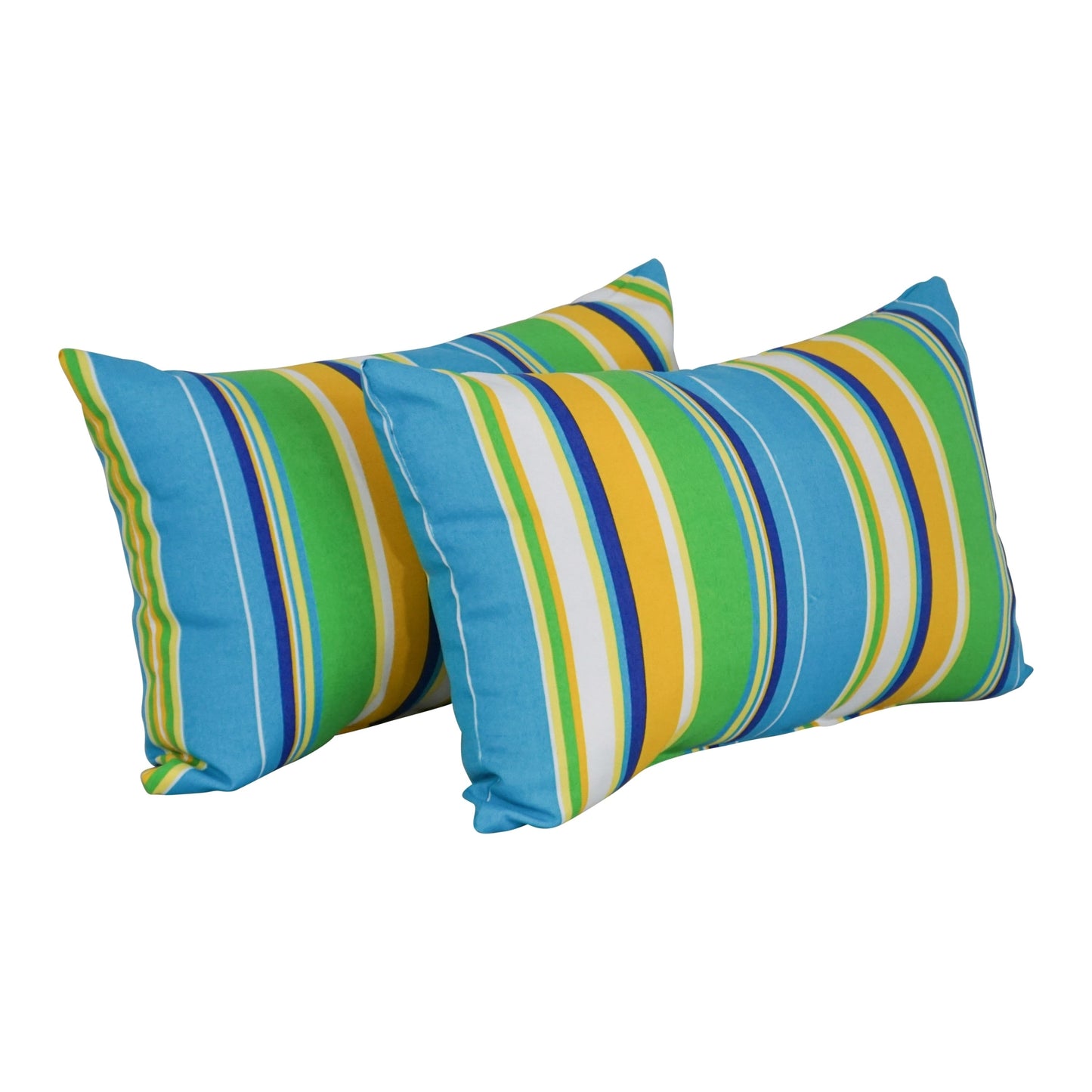 Coussins d'extérieur 19 pouces x 11 pouces (lot de 2, motifs multiples) - 19 x 11