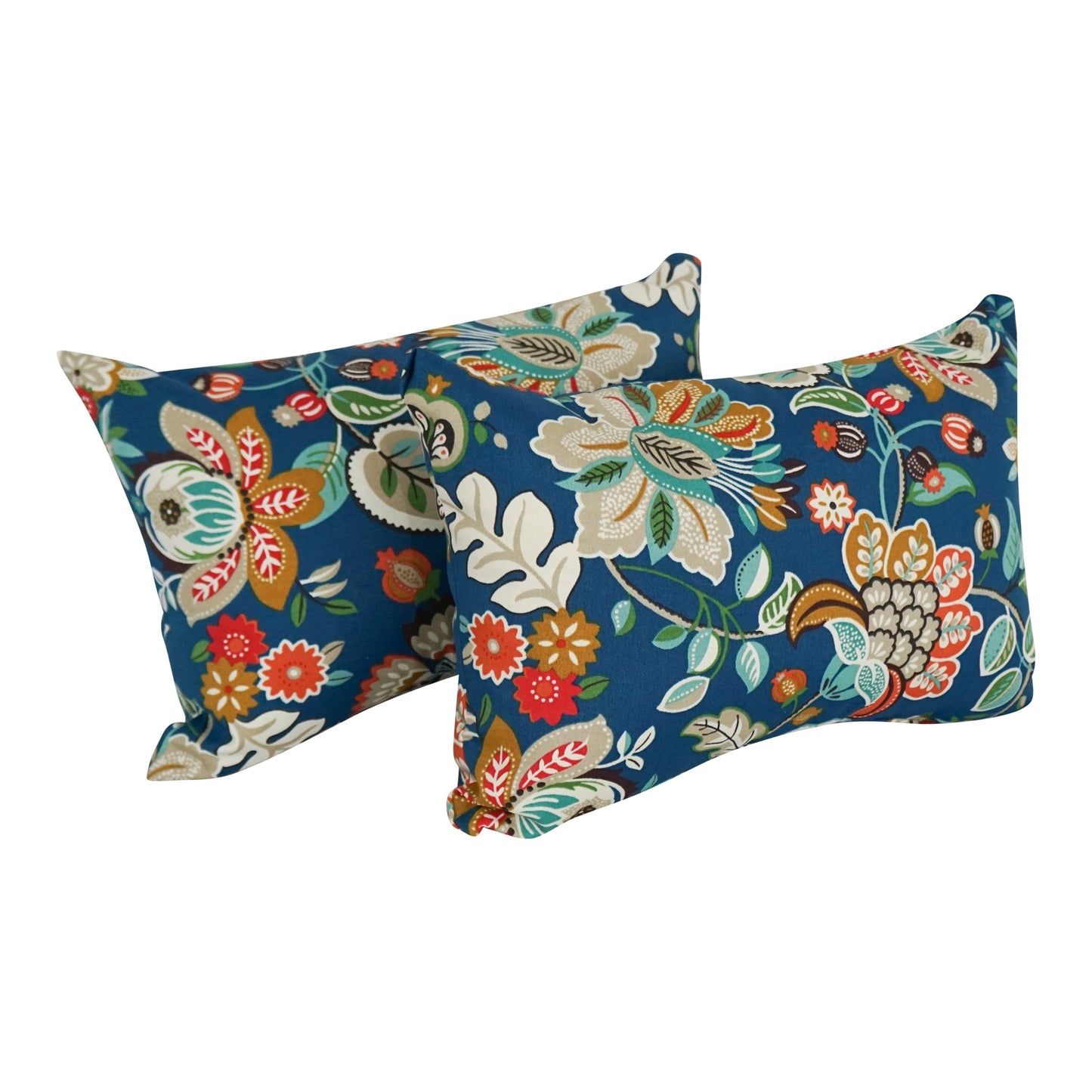 Coussins d'extérieur 19 pouces x 11 pouces (lot de 2, motifs multiples) - 19 x 11