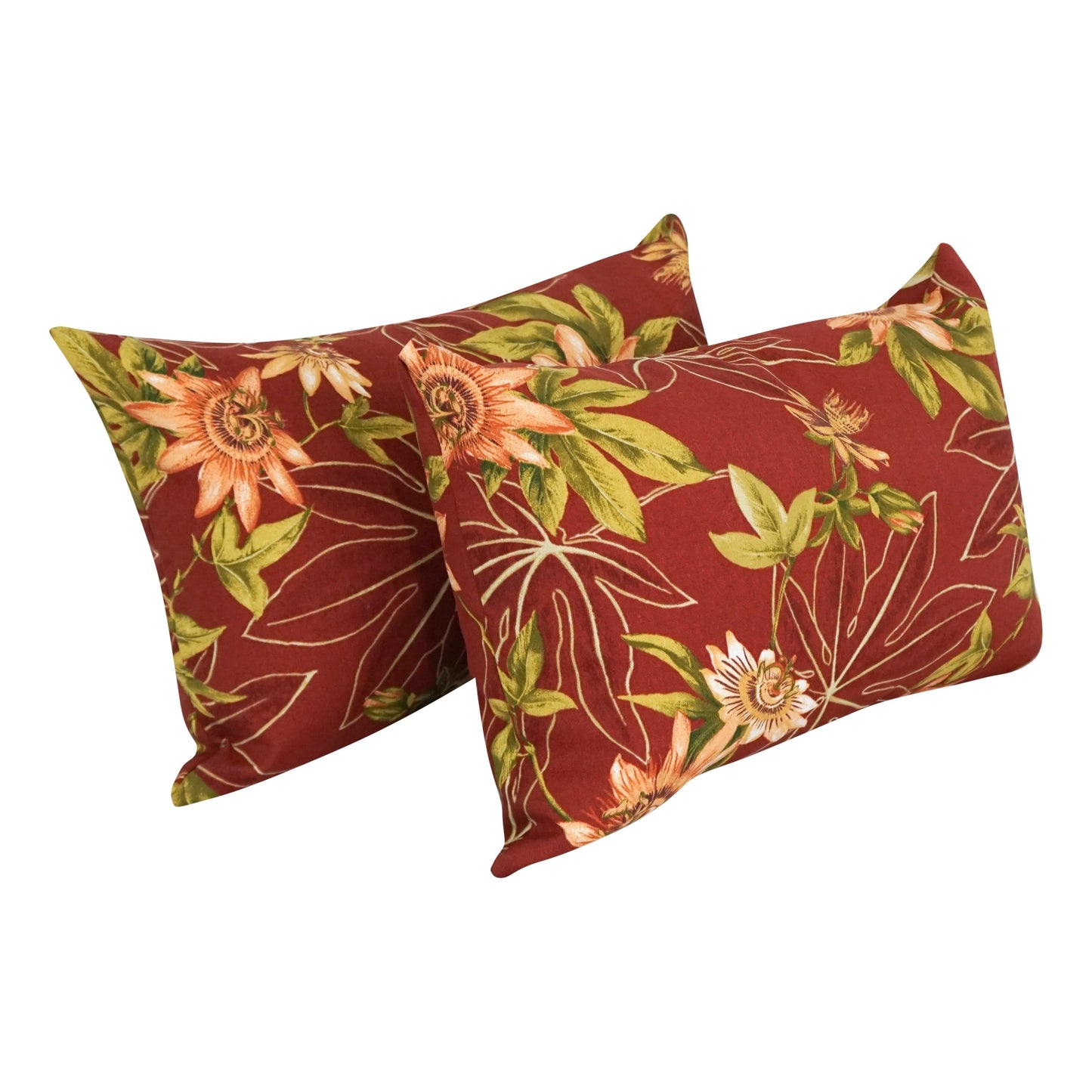 Coussins d'extérieur 19 pouces x 11 pouces (lot de 2, motifs multiples) - 19 x 11
