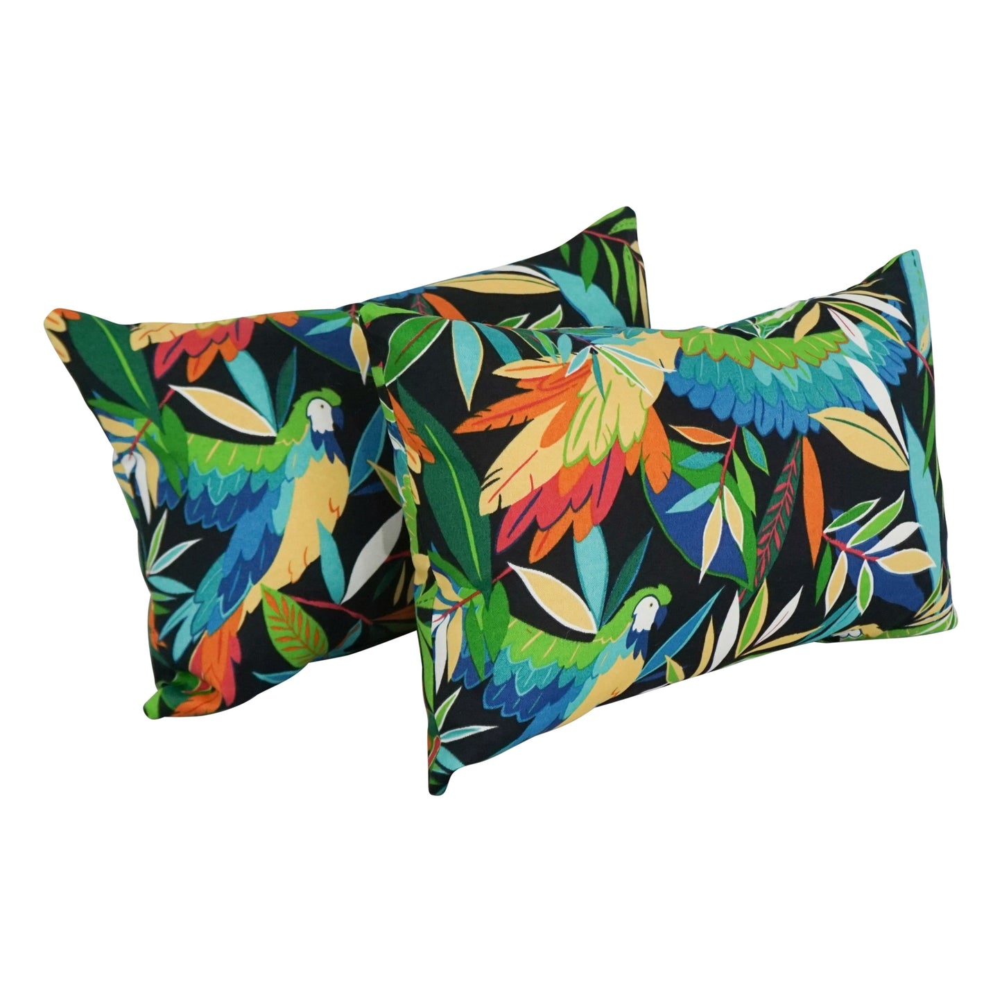 Coussins d'extérieur 19 pouces x 11 pouces (lot de 2, motifs multiples) - 19 x 11