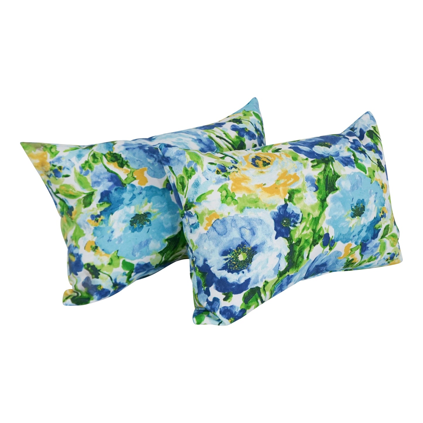 Coussins d'extérieur 19 pouces x 11 pouces (lot de 2, motifs multiples) - 19 x 11