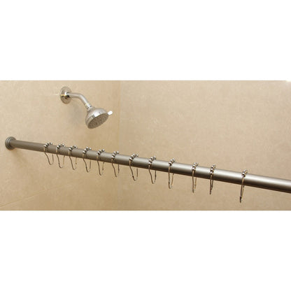 Tringle à rideau de douche ou de fenêtre réglable de 1 pouce montée sur tension