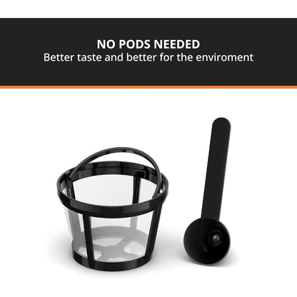 Cafetière de voyage 2 tasses, gobelet isotherme 14 oz, acier inoxydable, design compact pour une portion individuelle