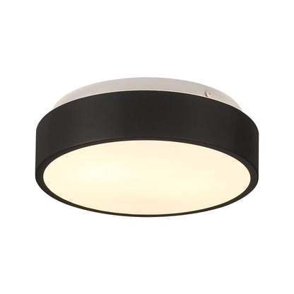 Plafonnier encastré à 2 lumières avec abat-jour en verre dépoli – 12 po L x 12 po l x 3,5 po H
