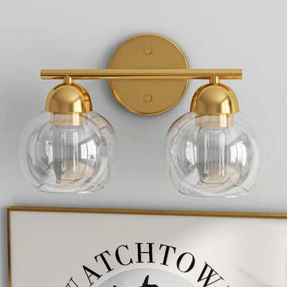 Luminaires de salle de bain vintage à 2 lampes
