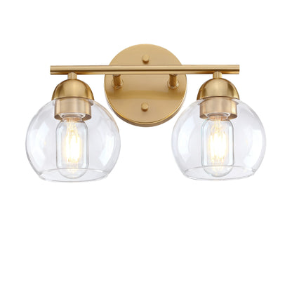 Luminaires de salle de bain vintage à 2 lampes